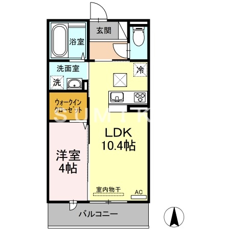 ルシエールの間取り