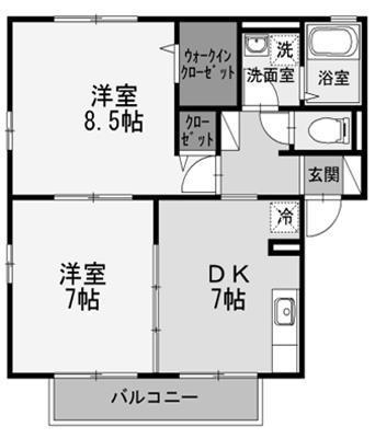 エトワール濱田の間取り