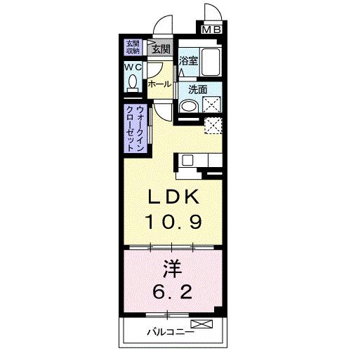 ベルクレールの間取り