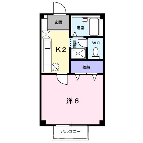 メゾン・ユニソールの間取り