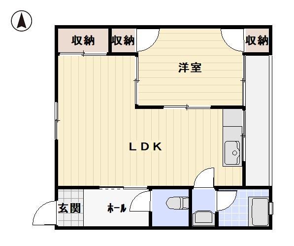 駅前マンションの間取り