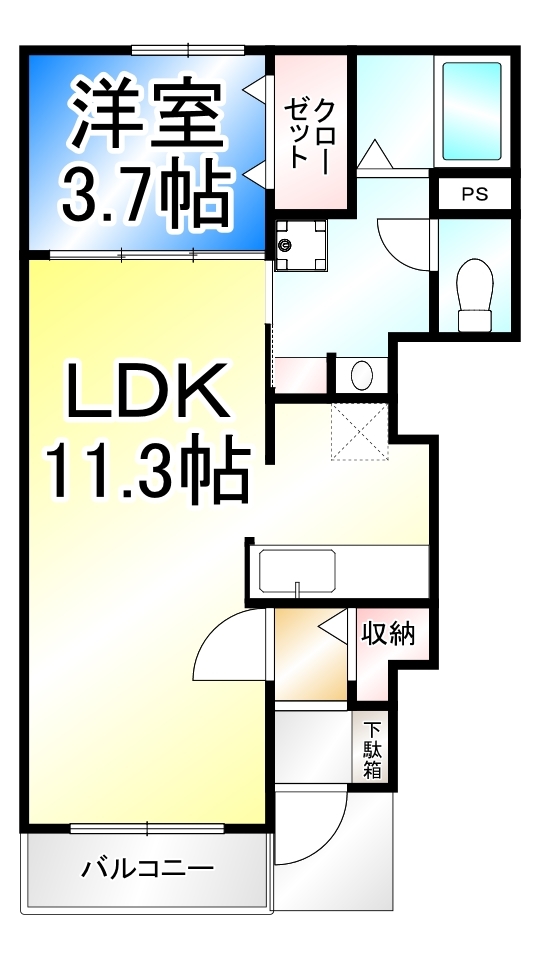 RAM・KOICHIの間取り