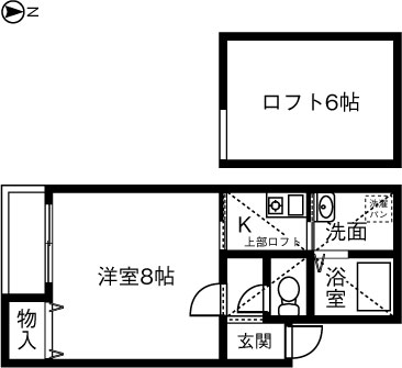 ベルハウスIIの間取り