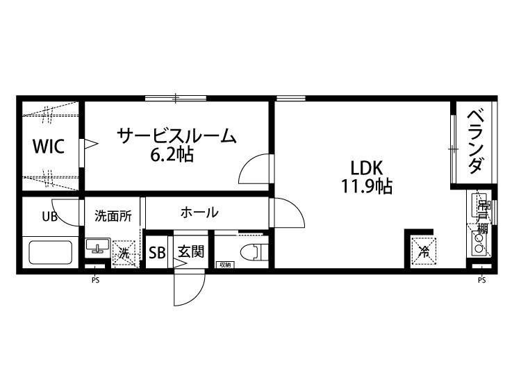 アジュールの間取り