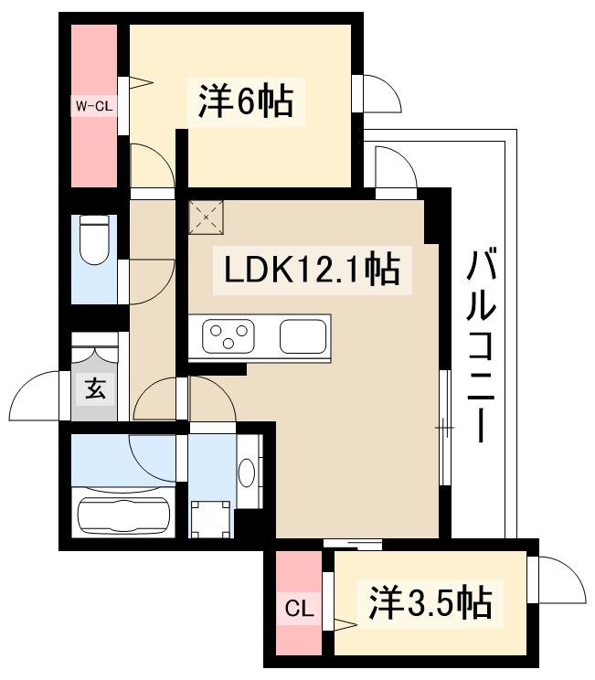 D-Solis上社の間取り