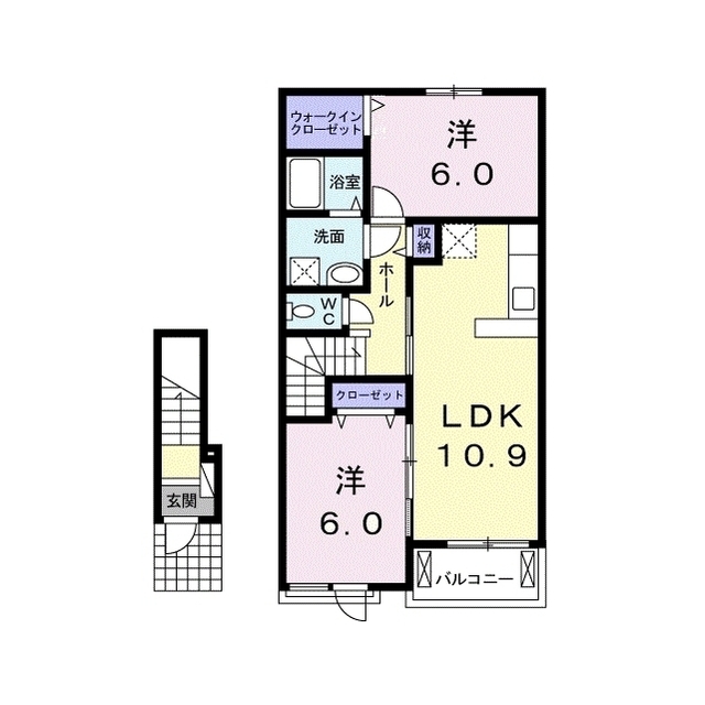 ソレアードクルーセの間取り