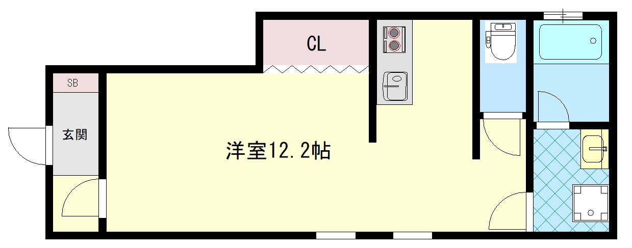 blancの間取り