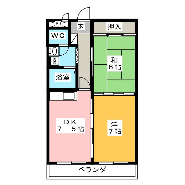 サンセジュール東別院の間取り