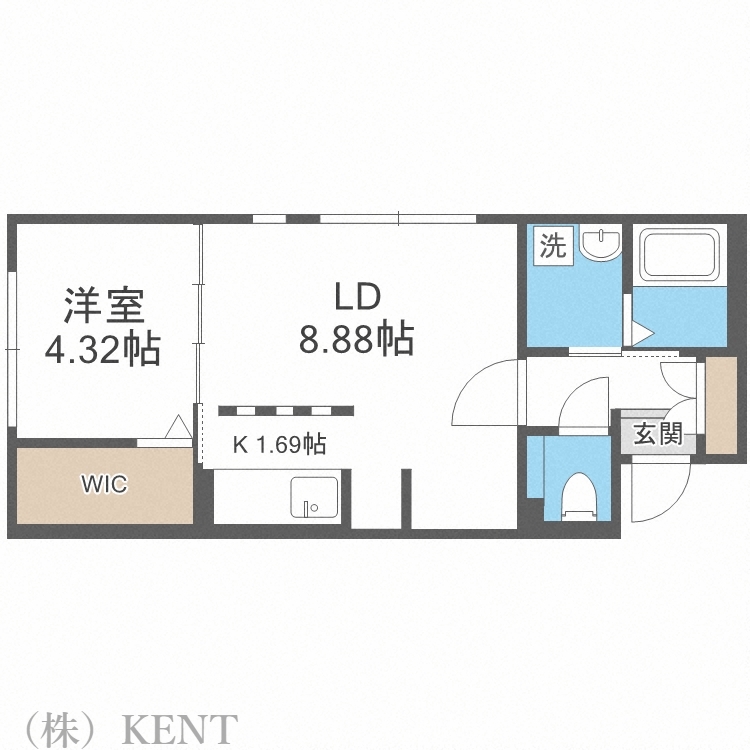 エルム北円山の間取り