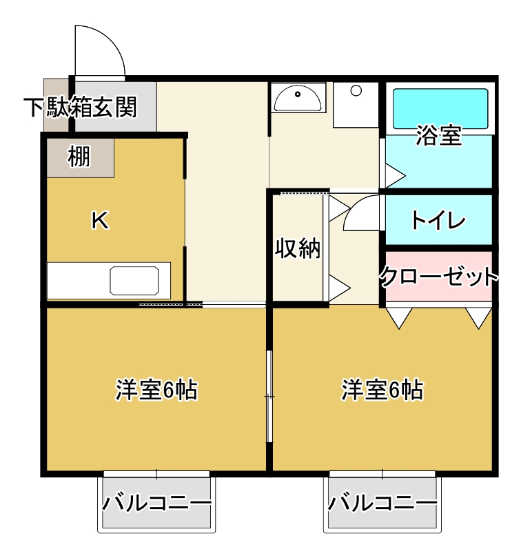 ヴィライーストの間取り