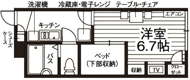 パーク柚ノ木の間取り