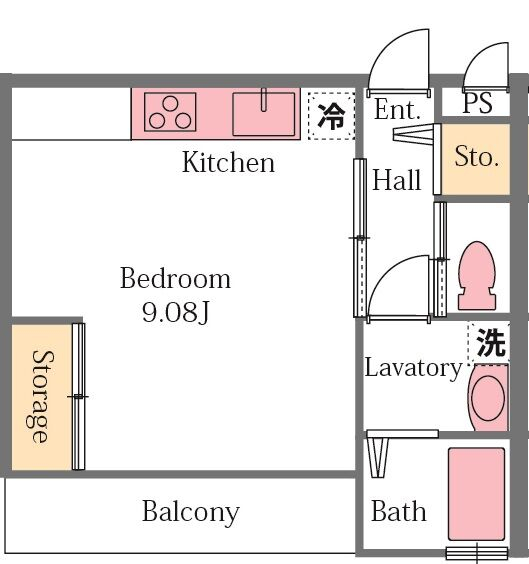 ウィクトーリアの間取り