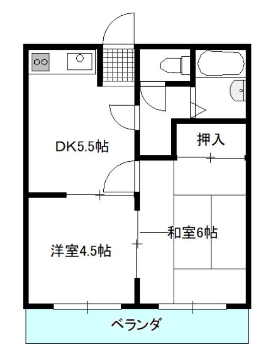 キャッスルざまの間取り