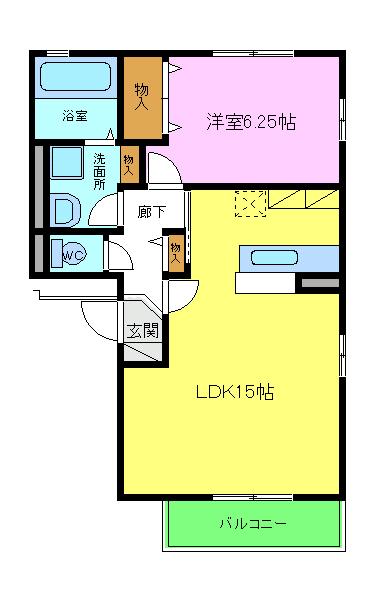 リビングタウンなかもずＡ棟の間取り