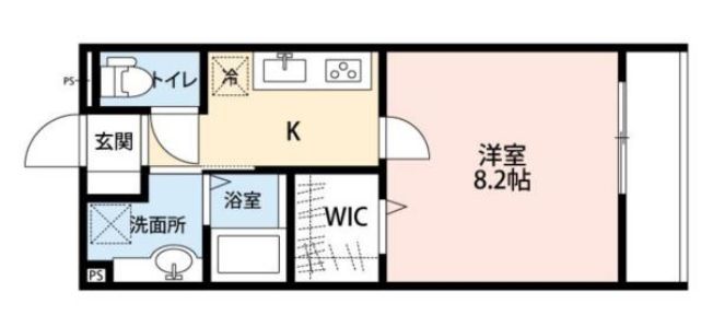 千葉県市川市本塩（マンション）の賃貸物件の間取り