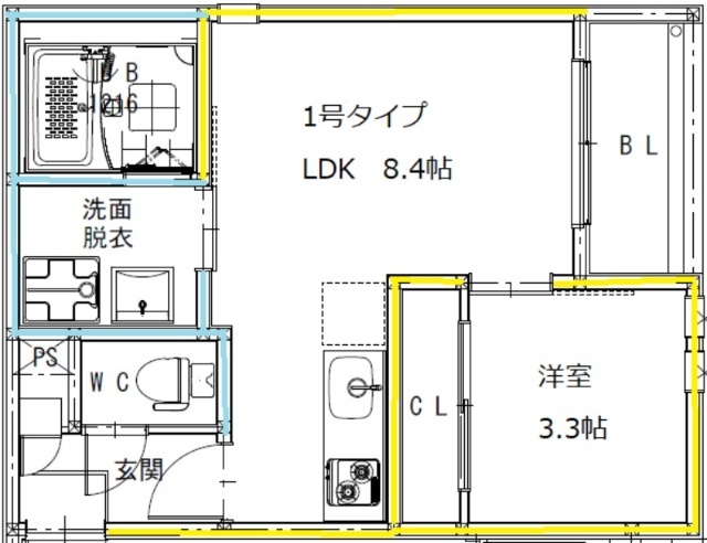 ＲＥＧＡＬＥＳＴ上熊本の間取り
