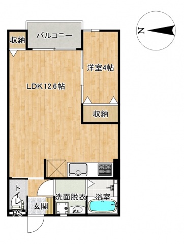 ツバメハウスIの間取り