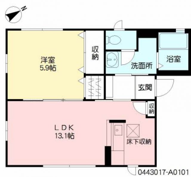 ベルメール京泊_間取り_0