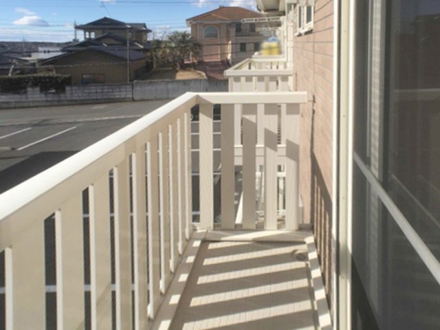 バルコニー　バルコニーがあります