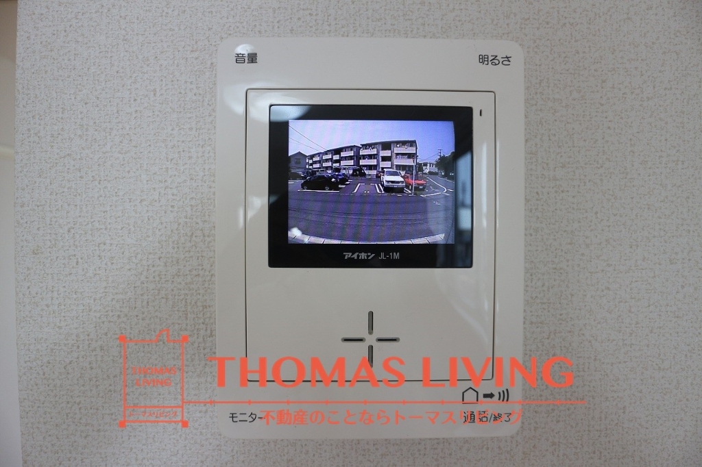 セキュリティ　来客確認が出来るので安心のTVモニターホンです。