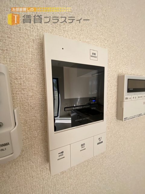 セキュリティ　カラーモニター付きのセキュリティ。