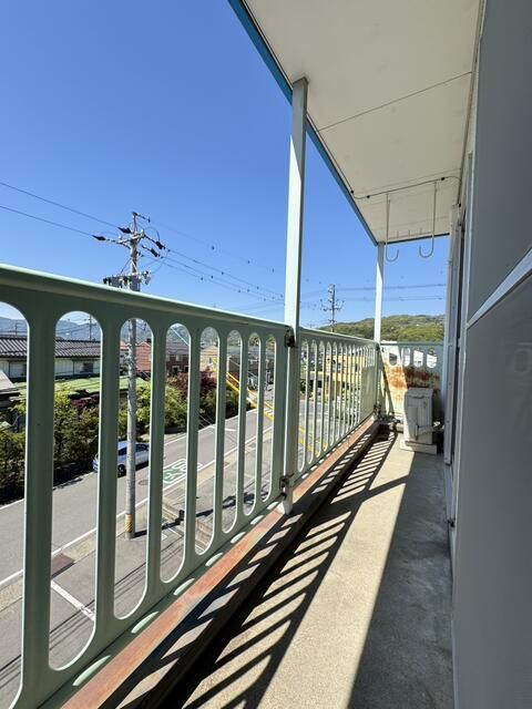 バルコニー　写真は別の部屋のものです。