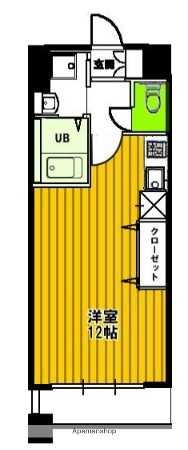 ＪＲ総武線 高円寺駅 徒歩7分 8階建 築21年の間取り写真