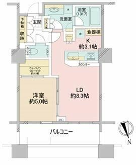 パークコート麻布十番ザ・タワーの間取り写真