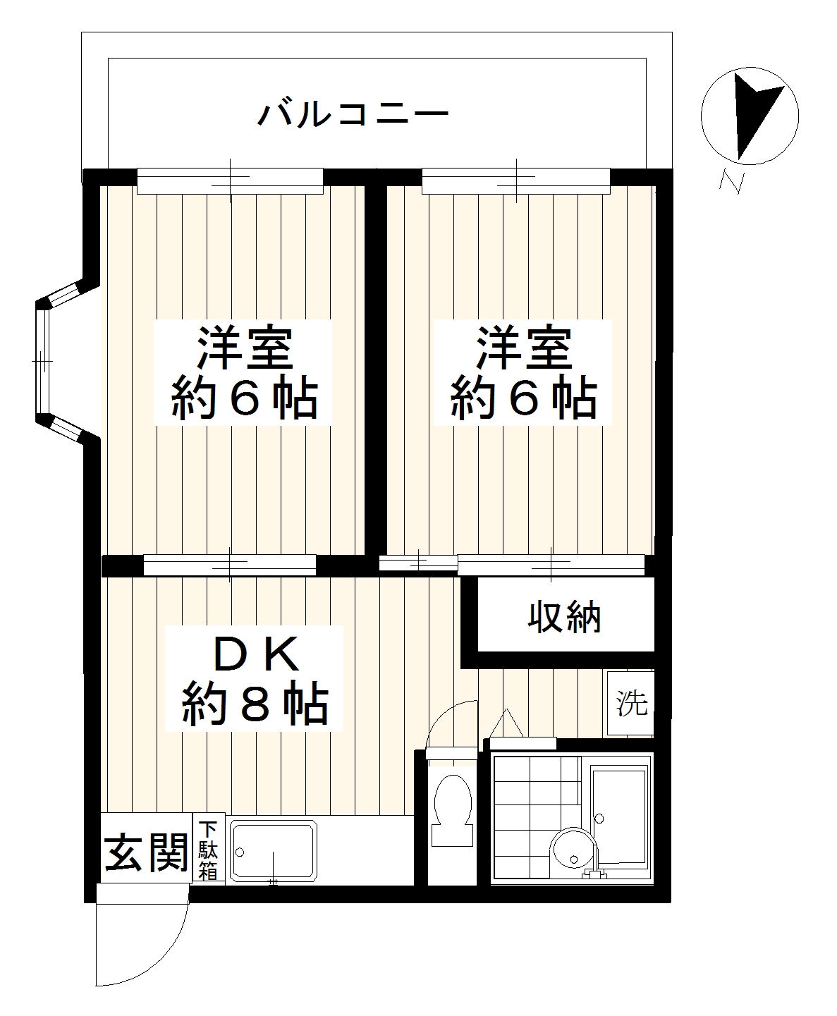 ヒルズ西馬込の間取り