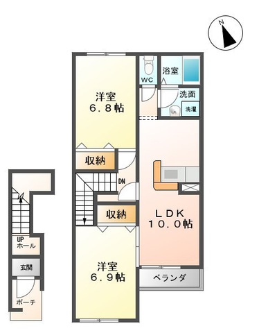 コナモーレの間取り