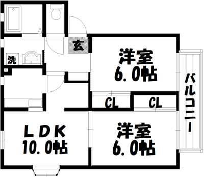 St.Panahome　Ｃの間取り