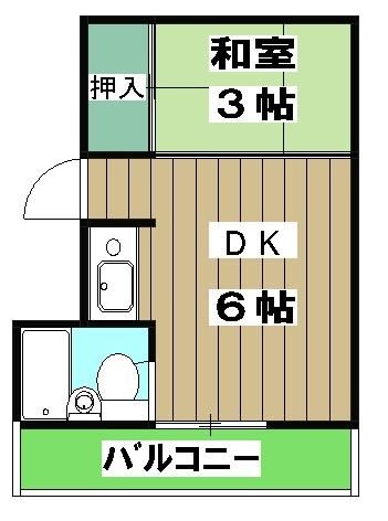 コーポ松岡Ａ棟の間取り