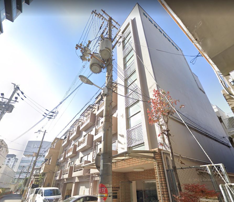 大阪市天王寺区筆ケ崎町のマンションの建物外観