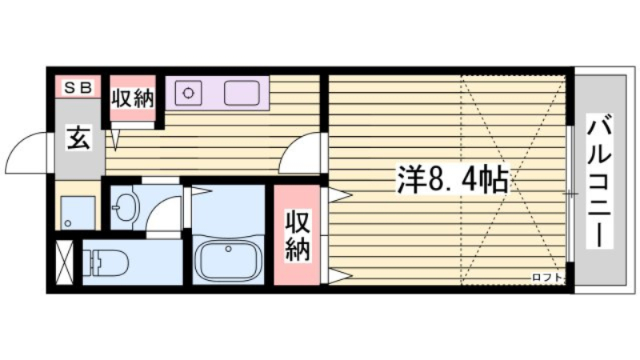 ＯＮＥ’ｓリバーサイドの間取り