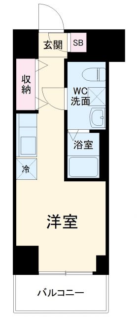 クラリッサ横浜阪東橋の間取り