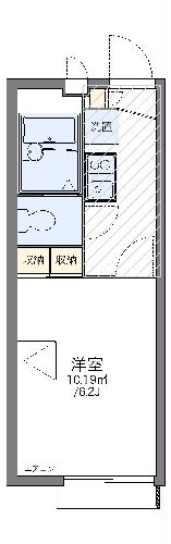 レオパレスステュディオ箕面IIの間取り