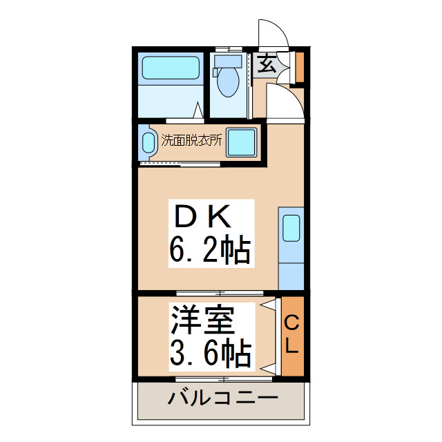 クレストコート　Ａ棟の間取り