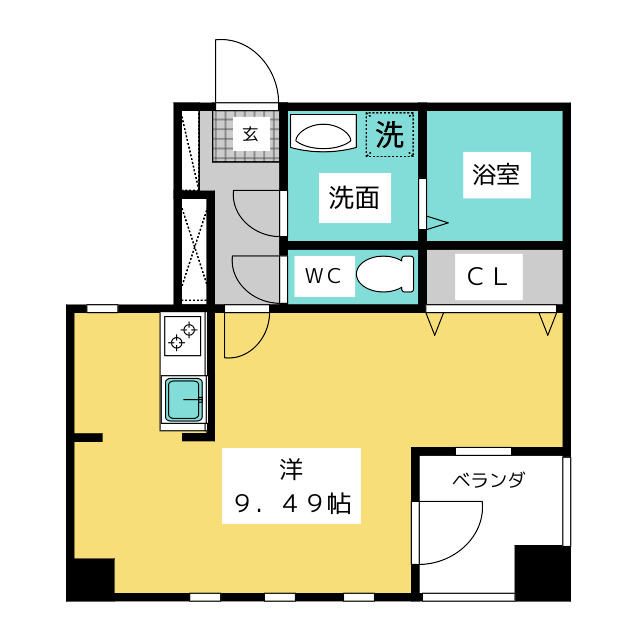 ＣＯＮＦＯＲＴ瑞穂の間取り