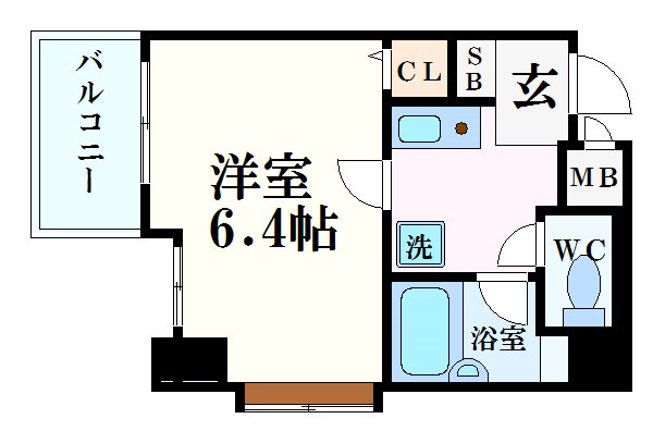 ベラジオ四条堀川の間取り