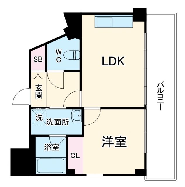 リブウッド大阪城の間取り