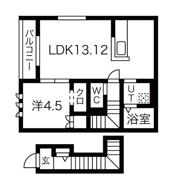 チェルシー広畑の間取り