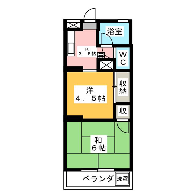 国分寺サンコーポの間取り