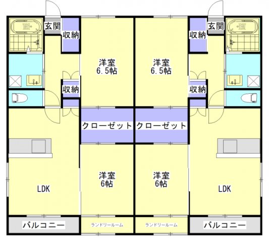 グレースB棟の間取り