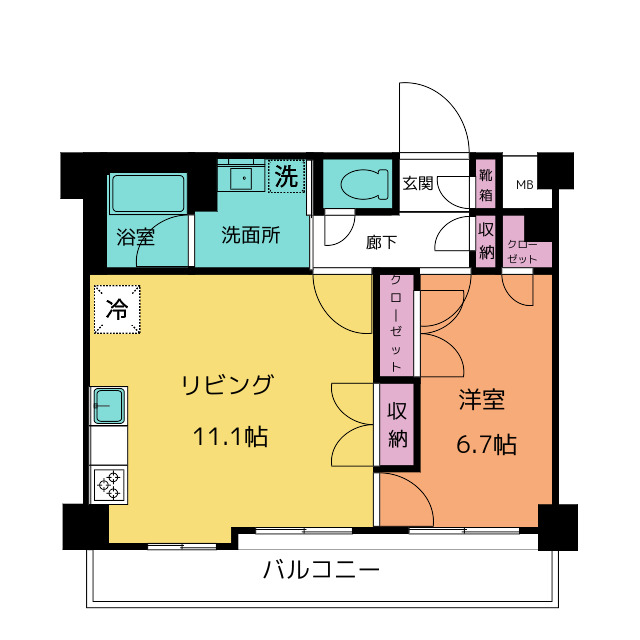 ＥＰＡＣ　Ｓｐｏｒｔｓ　Ｒｅｓｉｄｅｎｃｅの間取り