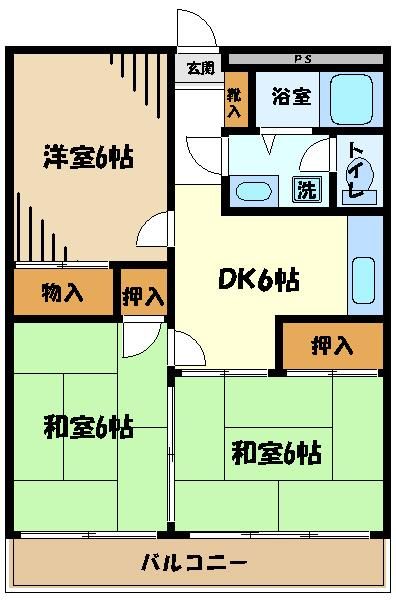 スバルハイツの間取り