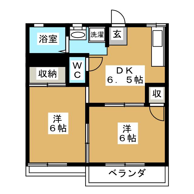 ドミール寺尾Ａの間取り