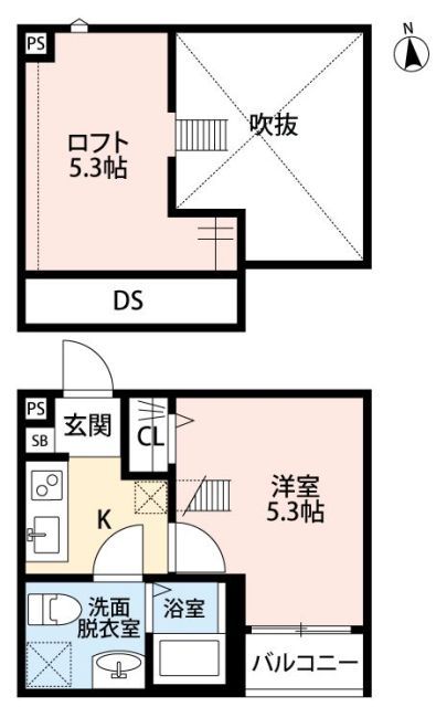 プラウド美原町の間取り