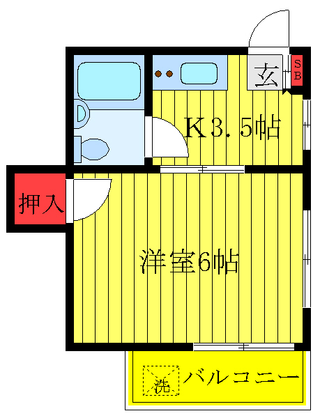 上池袋ハイムの間取り