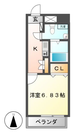 セントレイクセレブ代官町の間取り