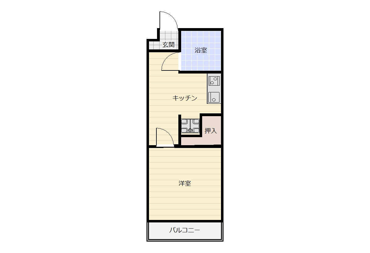 ホワイトビラハヤシの間取り